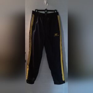 US Navy Blue and Yellow Track Pants